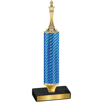 Value Blue Carbon Fiber Chess Trophy