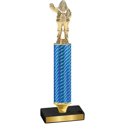 Value Blue Carbon Fiber Holiday Trophy