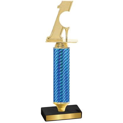 Value Blue Carbon Fiber Golf Trophy