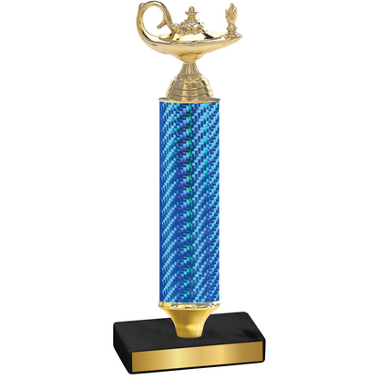 Value Blue Carbon Fiber Academics Trophy