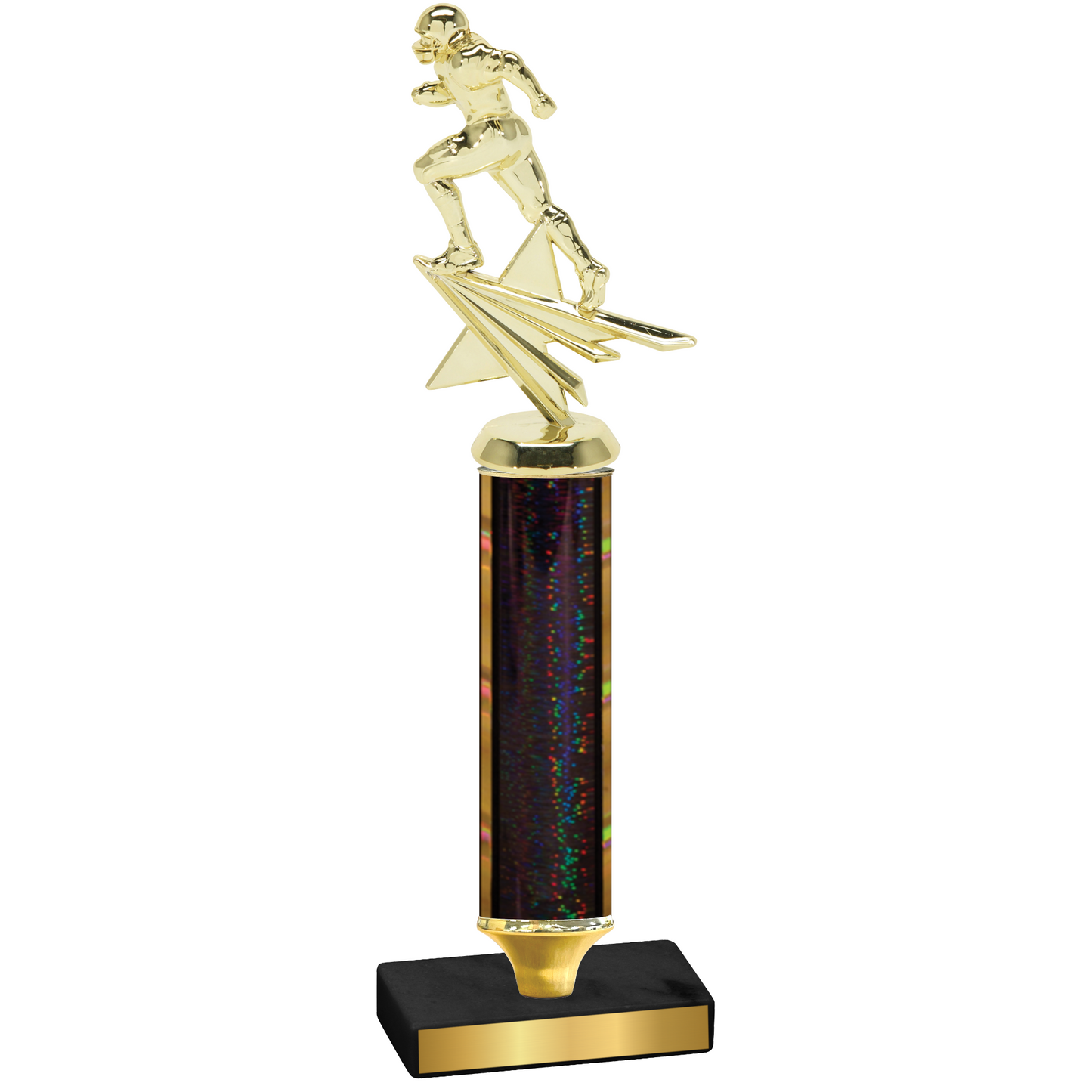 Value Black Glacier Football Trophy