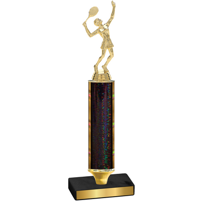 Value Black Glacier Tennis Trophy