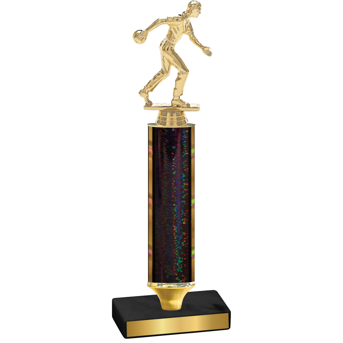 Value Black Glacier Bowling Trophy