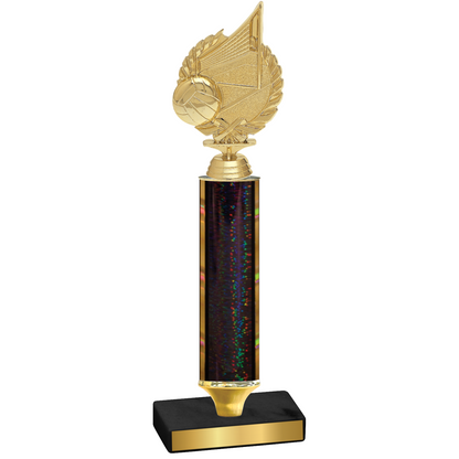 Value Black Glacier Volleyball Trophy