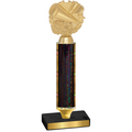 Value Black Glacier Cheerleading Trophy