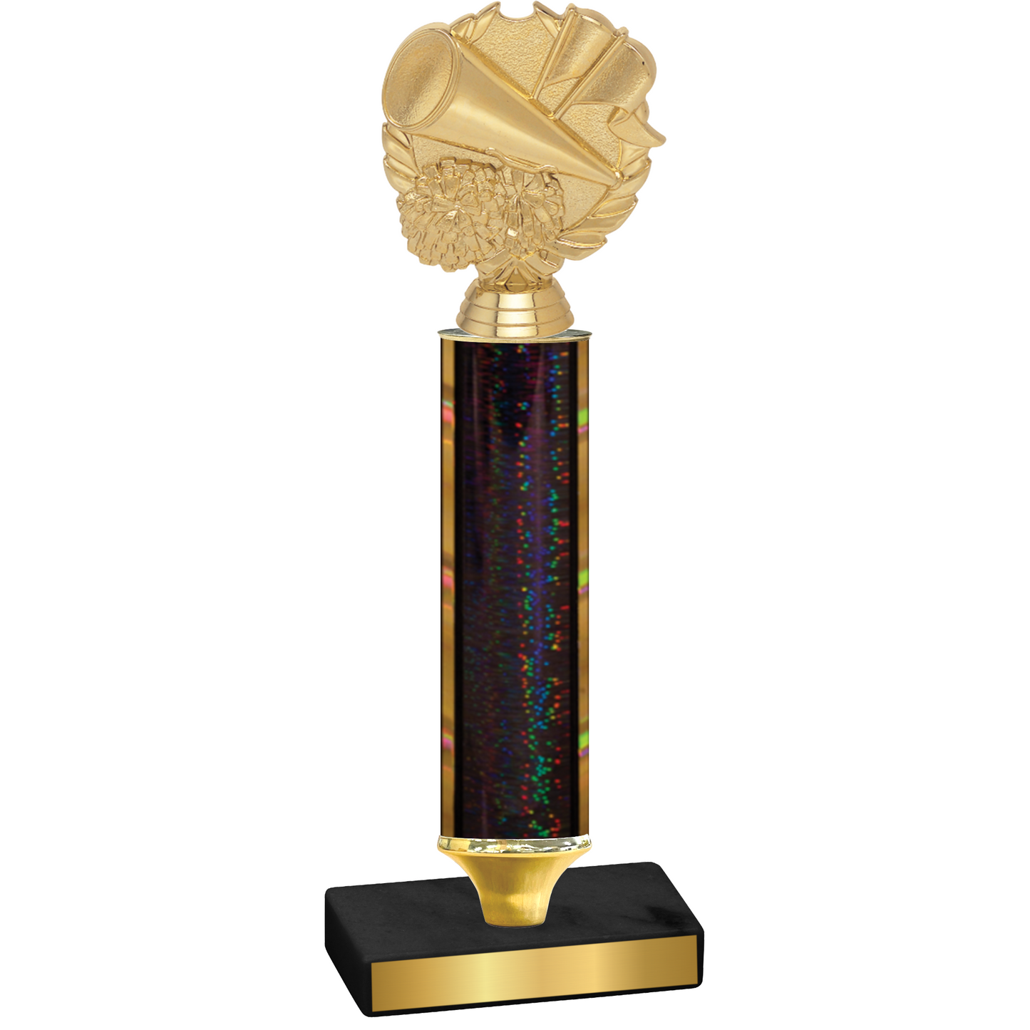 Value Black Glacier Cheerleading Trophy