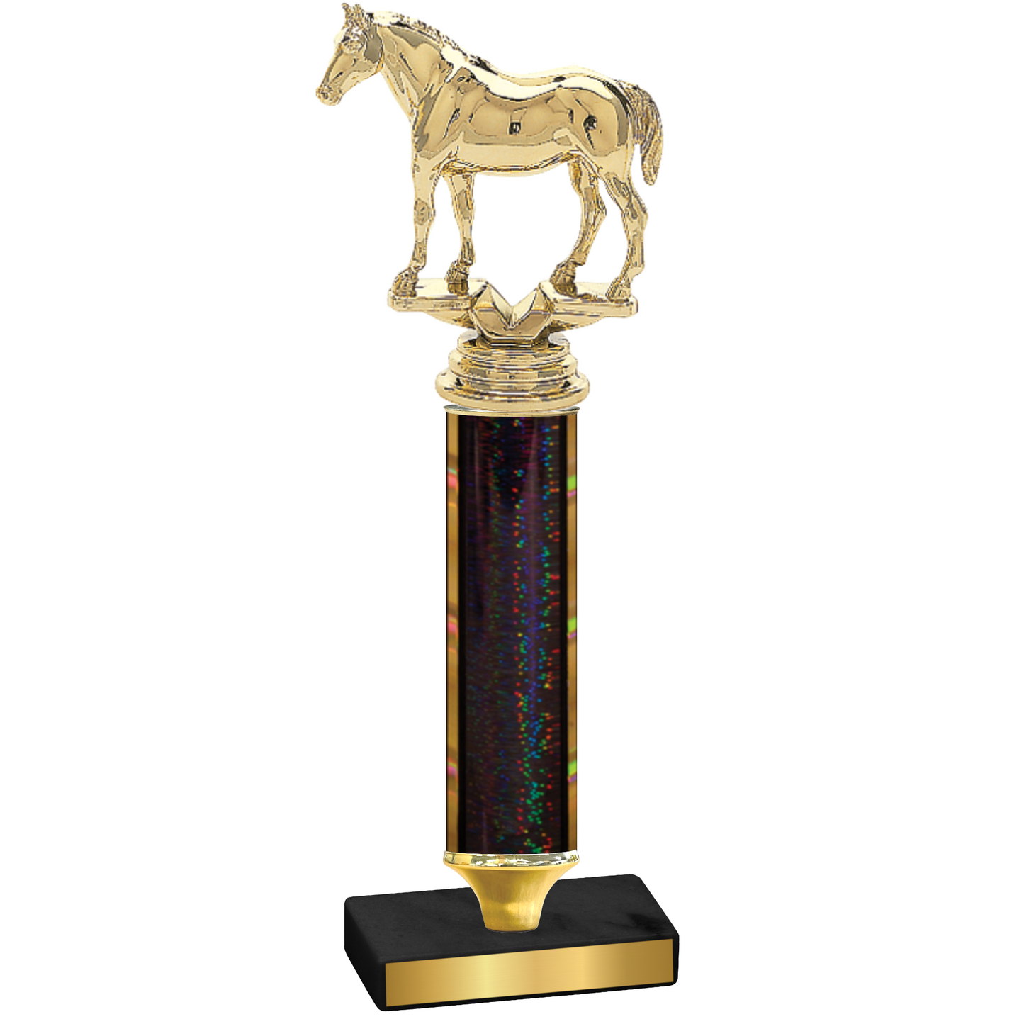 Value Black Glacier Horses Trophy