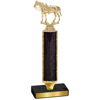 Value Black Glacier Horses Trophy