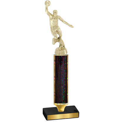 Value Black Glacier Basketball Trophy