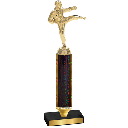 Value Black Glacier Karate Trophy