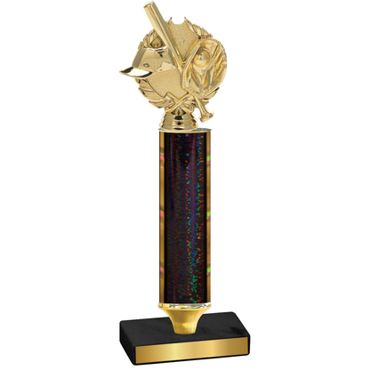 Value Black Glacier Baseball Trophy