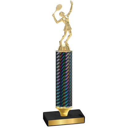 Value Black Carbon Fiber Tennis Trophy