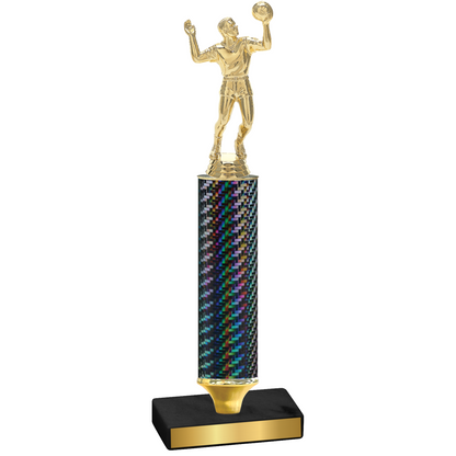 Value Black Carbon Fiber Volleyball Trophy