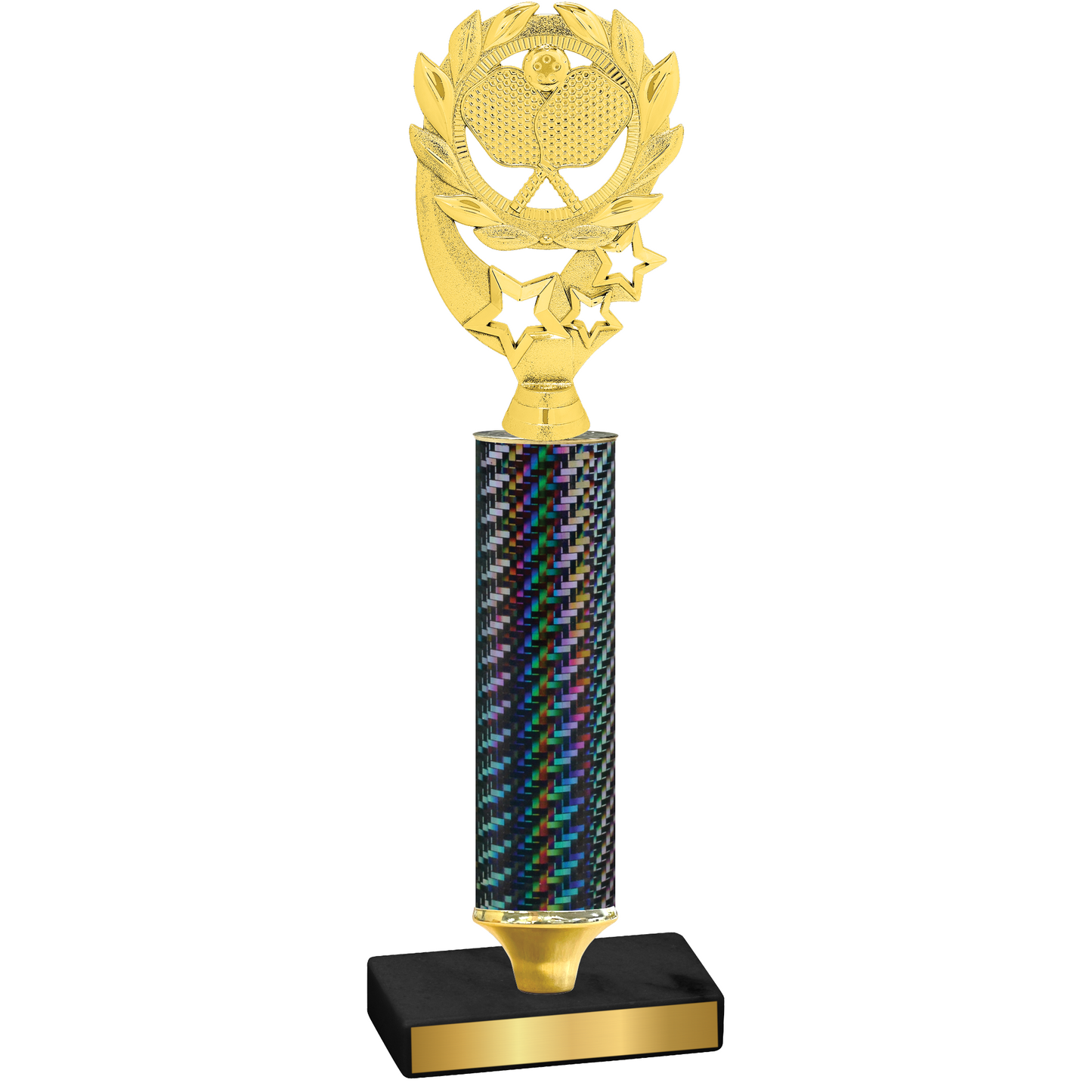 Value Black Carbon Fiber Pickleball Trophy