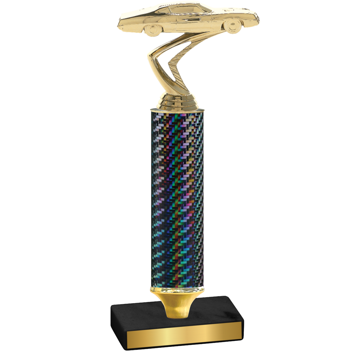 Value Black Carbon Fiber Cars Trophy