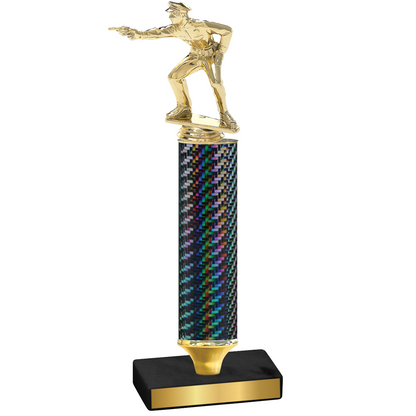 Value Black Carbon Fiber Shooter Trophy