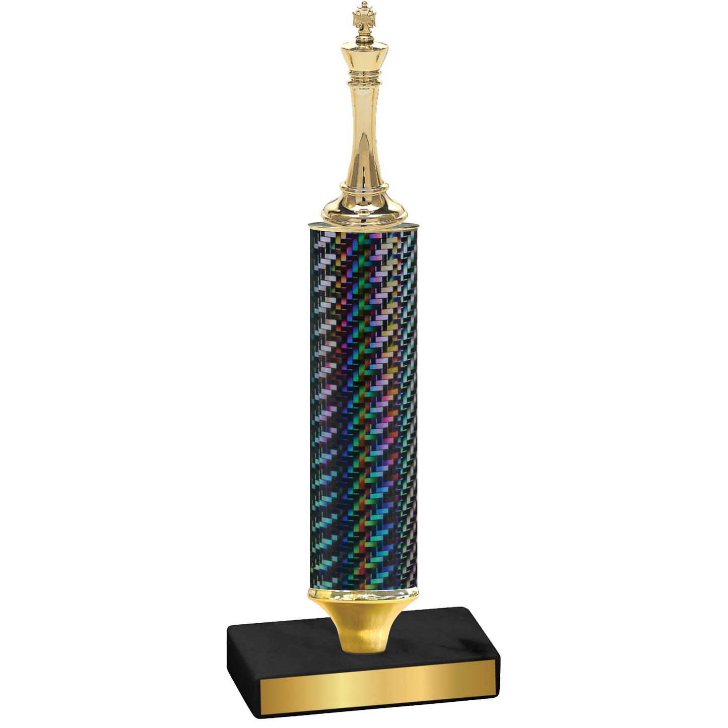 Value Black Carbon Fiber Chess Trophy