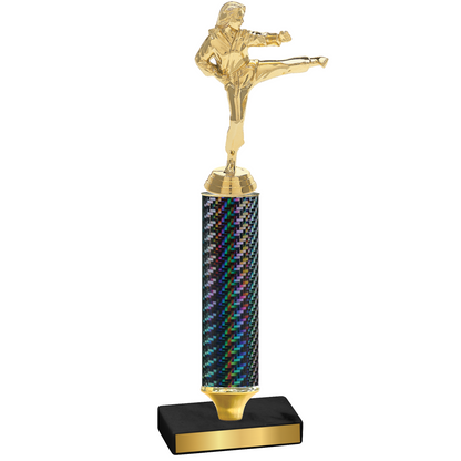 Value Black Carbon Fiber Karate Trophy