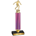 Value Pink Carbon Fiber Soccer Trophy