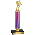 Value Pink Carbon Fiber Rugby Trophy