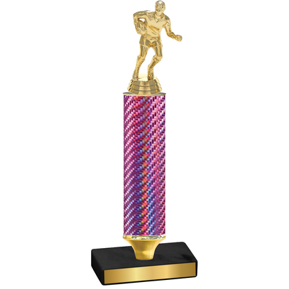 Value Pink Carbon Fiber Rugby Trophy