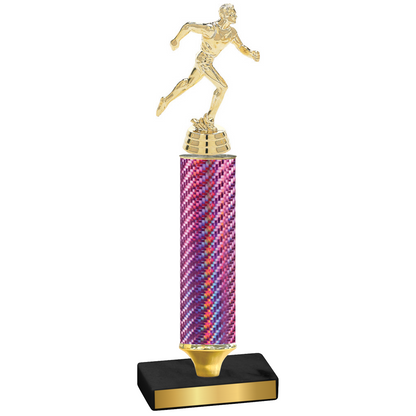 Value Pink Carbon Fiber Running Trophy