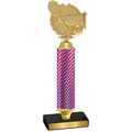 Value Pink Carbon Fiber Tennis Trophy