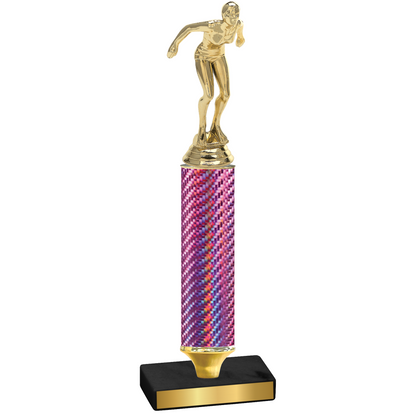 Value Pink Carbon Fiber Tennis Trophy