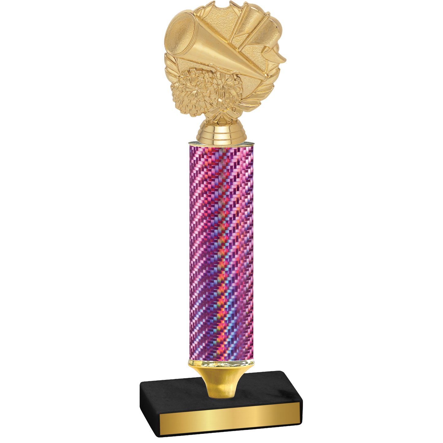 Value Pink Carbon Fiber Cheerleading Trophy