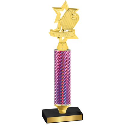 Value Pink Carbon Fiber Pickleball Trophy