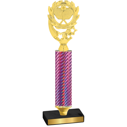 Value Pink Carbon Fiber Pickleball Trophy