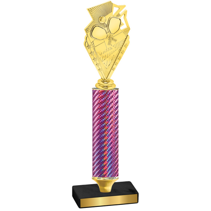 Value Pink Carbon Fiber Pickleball Trophy