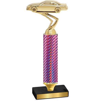 Value Pink Carbon Fiber Cars Trophy