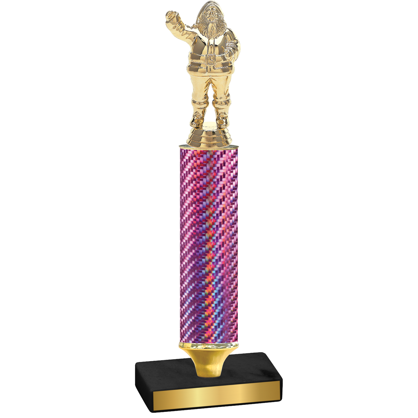 Value Pink Carbon Fiber Holiday Trophy