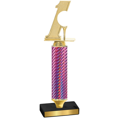 Value Pink Carbon Fiber Golf Trophy