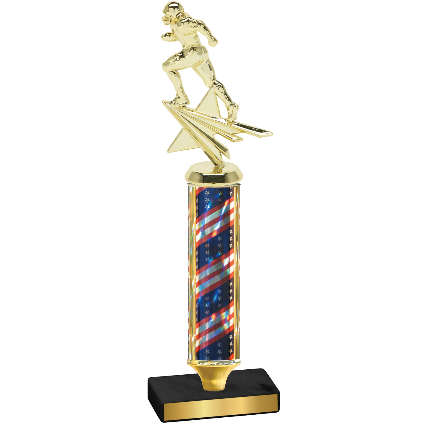 Value Flag USA Football Trophy