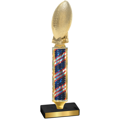 Value Flag USA Football Trophy