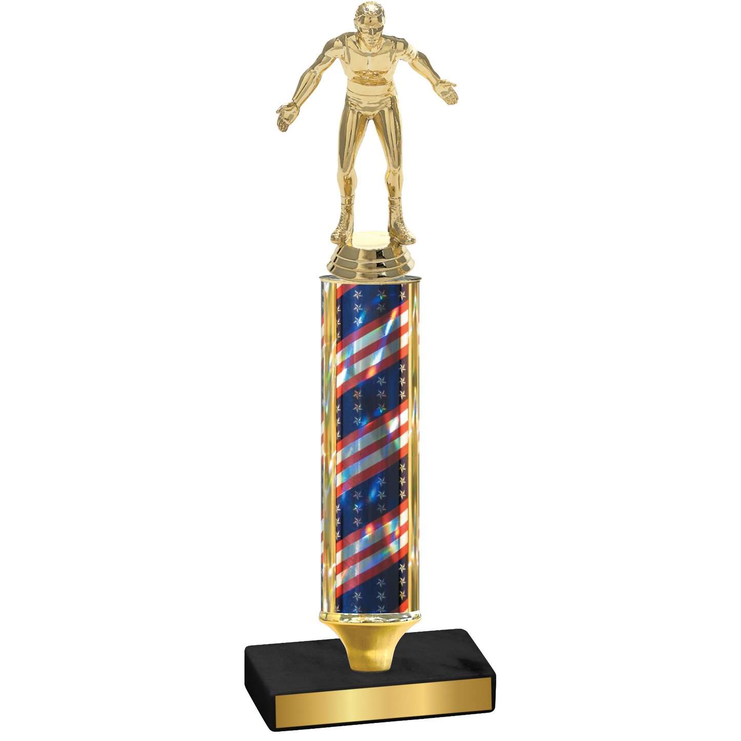 Value Flag USA Wrestling Trophy