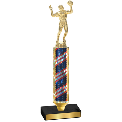 Value Flag USA Volleyball Trophy