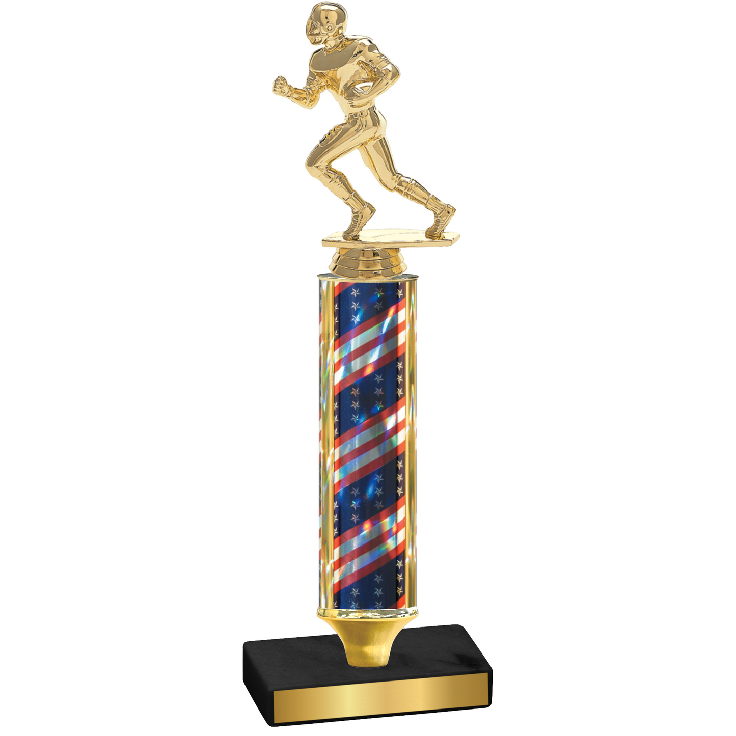 Value Flag USA Football Trophy