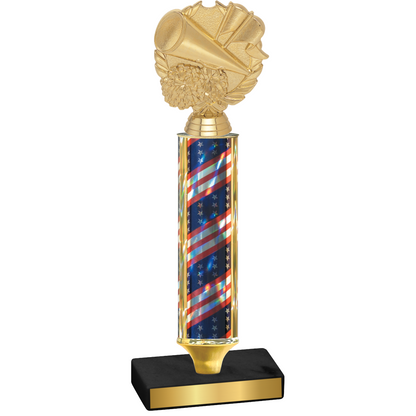 Value Flag USA Cheerleading Trophy