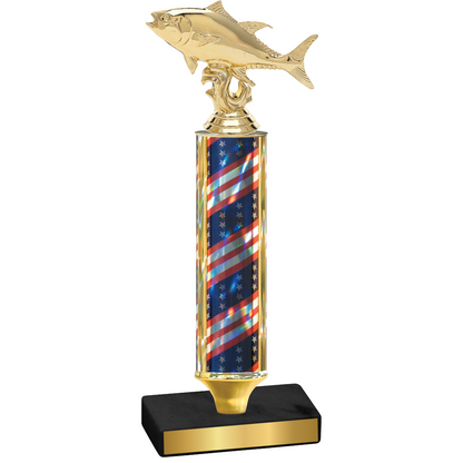 Value Flag USA Fishing Trophy