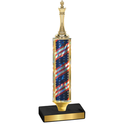 Value Flag USA Chess Trophy