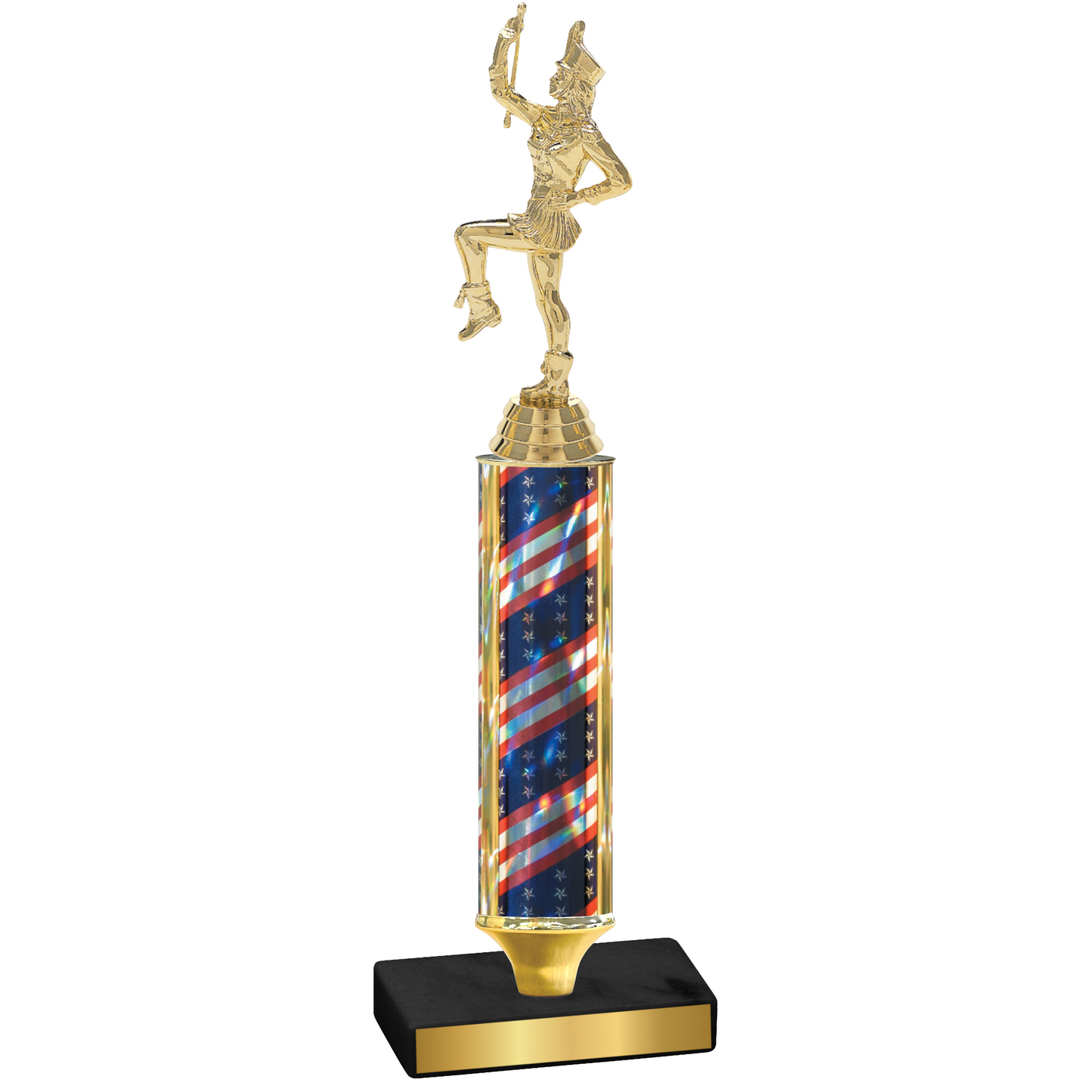 Value Flag USA Majorette Trophy