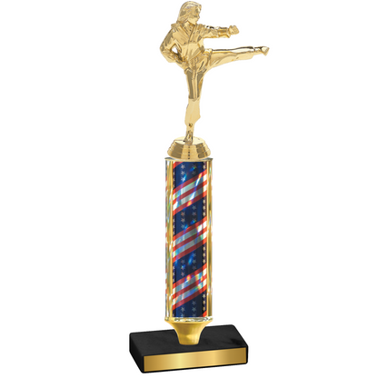 Value Flag USA Karate Trophy