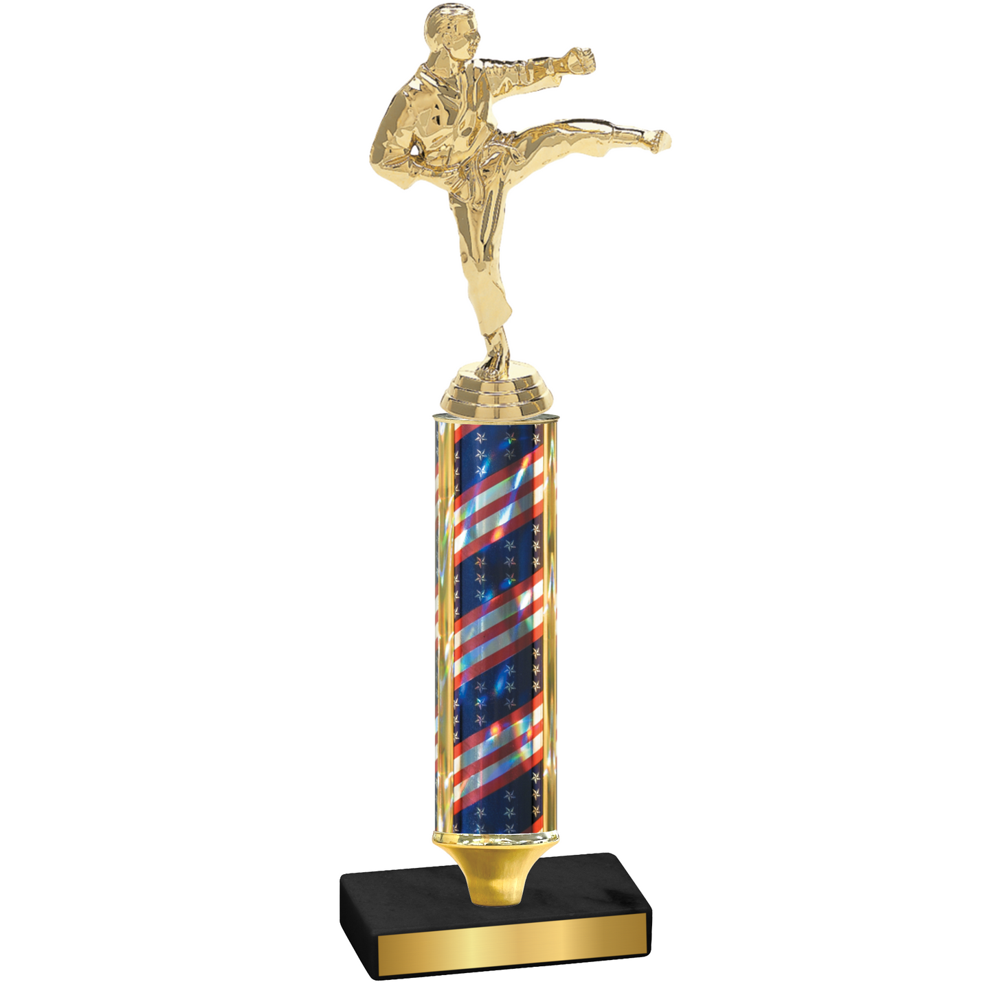 Value Flag USA Karate Trophy