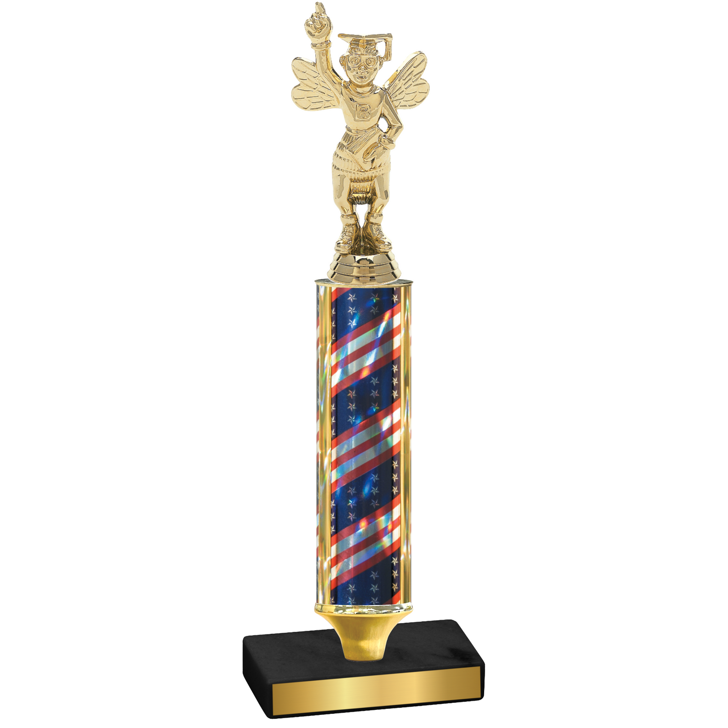 Value Flag USA Academics Trophy