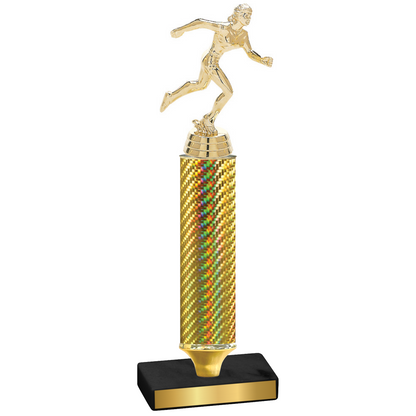 Value Gold Carbon Fiber Running Trophy