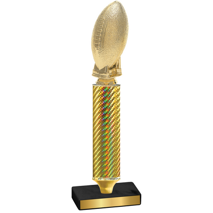 Value Gold Carbon Fiber Football Trophy