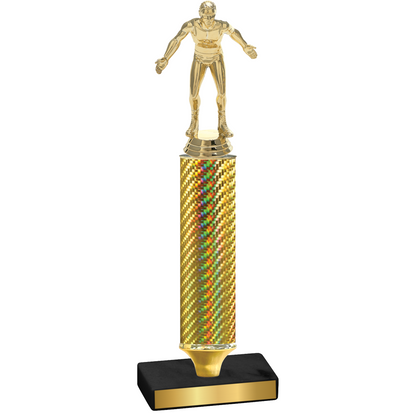 Value Gold Carbon Fiber Wrestling Trophy